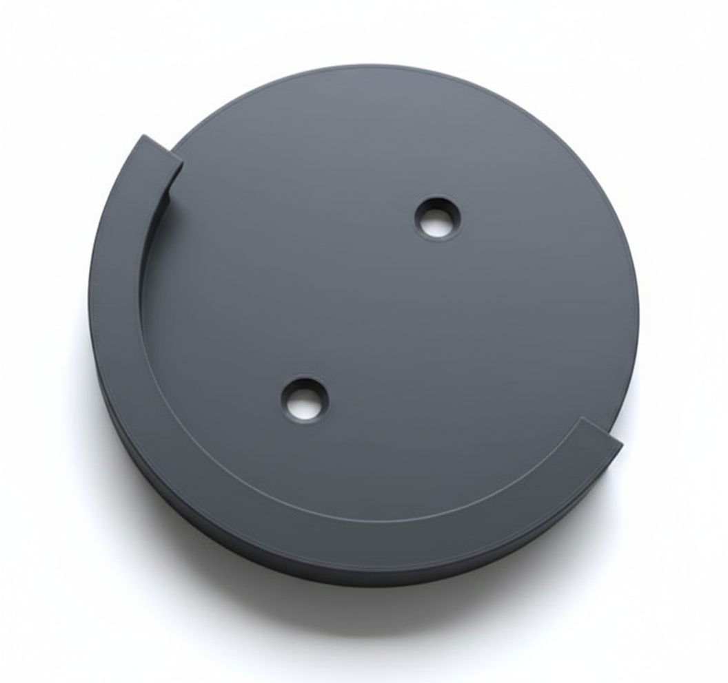 Gasflaschendeckel Wandhalterung