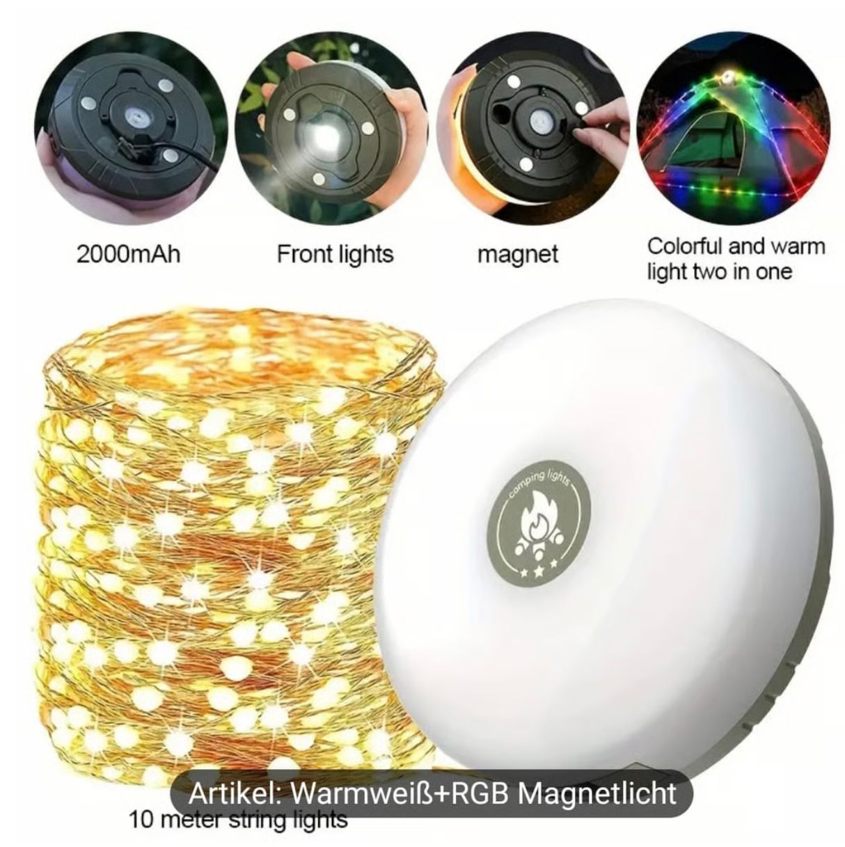 Magnetische Multifunktionslampe