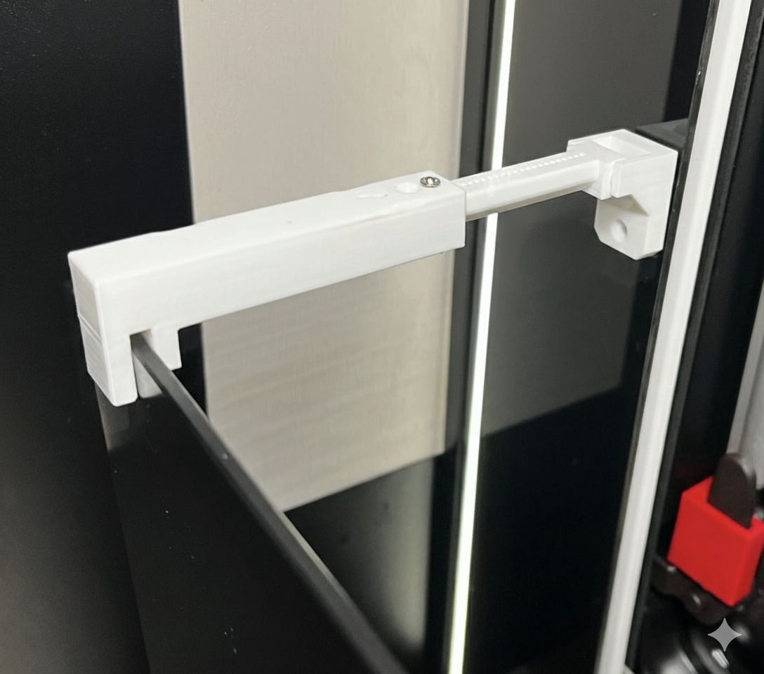 Sicherung für Glas-Abdeckplatten im Camper