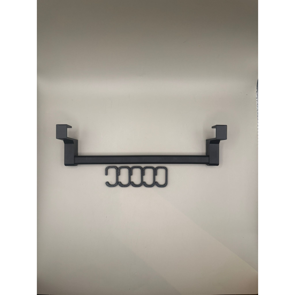 Geschirrtuchstange mit 5 Haken
