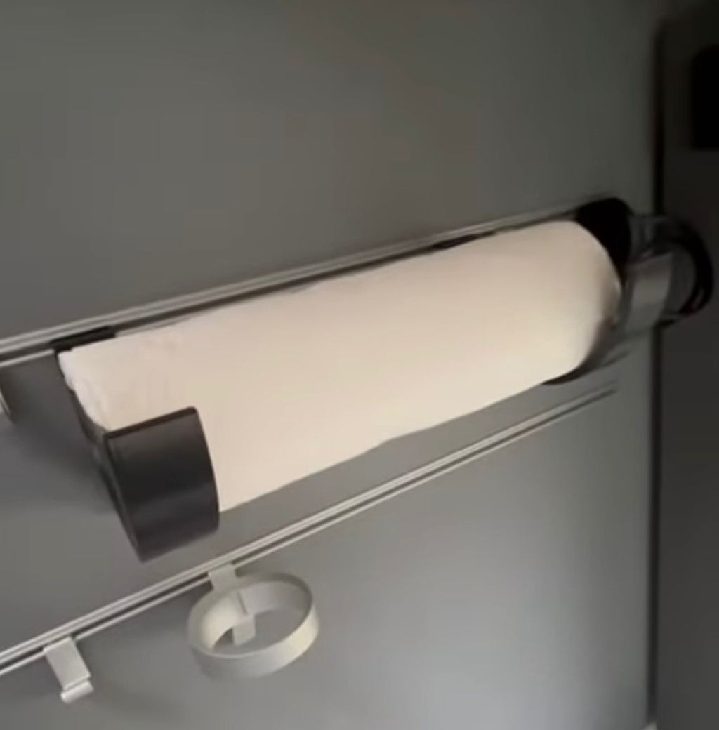 Halter für die Küchenrolle im Schienensystem schmale Leiste