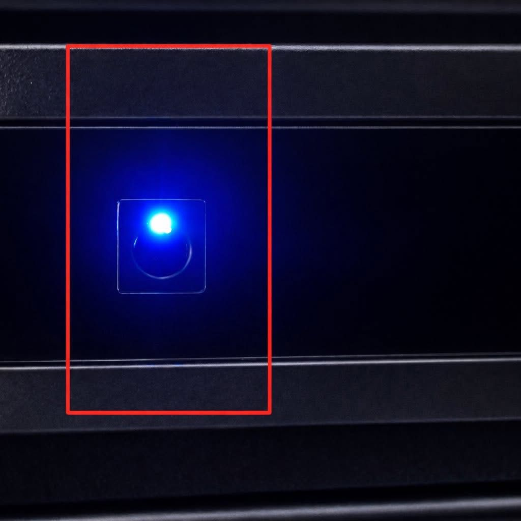 blaues LED Licht Thetford Kühlschrank