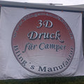 Sonnentuch mit Logo Blingsmanufaktur