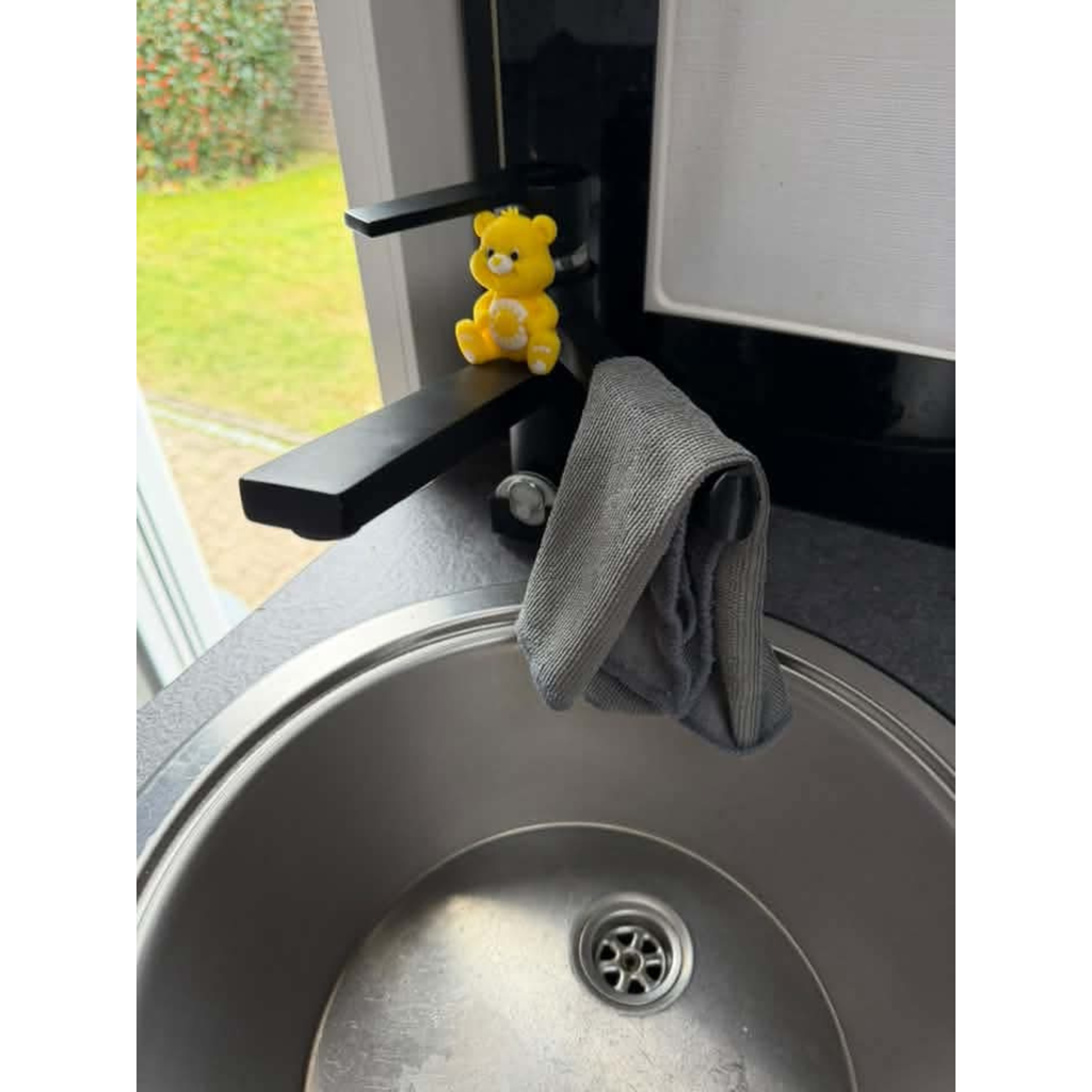 Spüllapenhalter mit Spüllappen