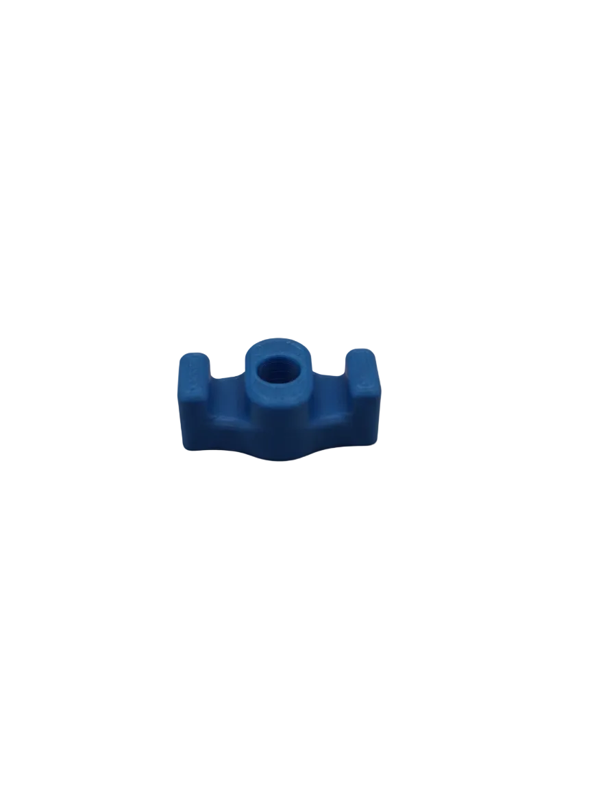 blauer Adapter für Tellerkopfschrauben
